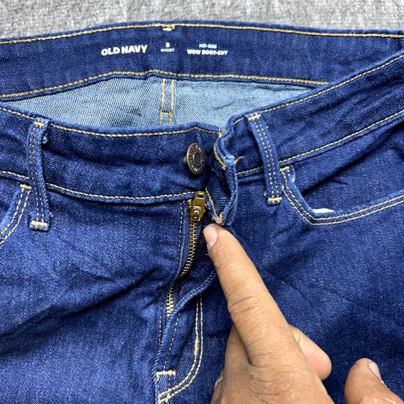 Old Navy Women's Jeans Size 8 Short Mid-Rise Wow Bootcut Blue Stretch Denim - Picture 6 of 14